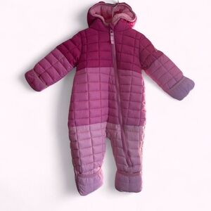 Snozu Snowsuit Pink Ombré 9-12 months